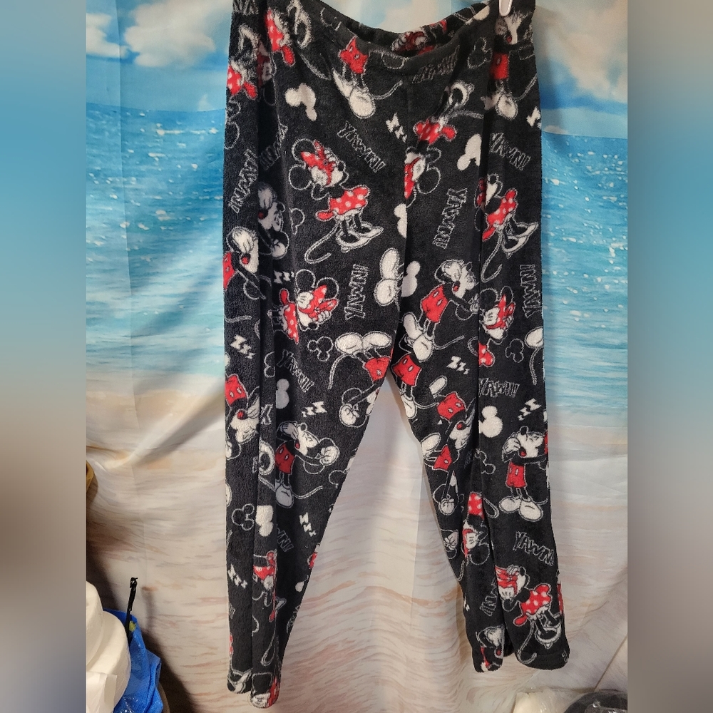 Disney Fleece Mickey Mouse 2 piece Pajama Set Size‎ XL 16-18 - Picture 4 of 6